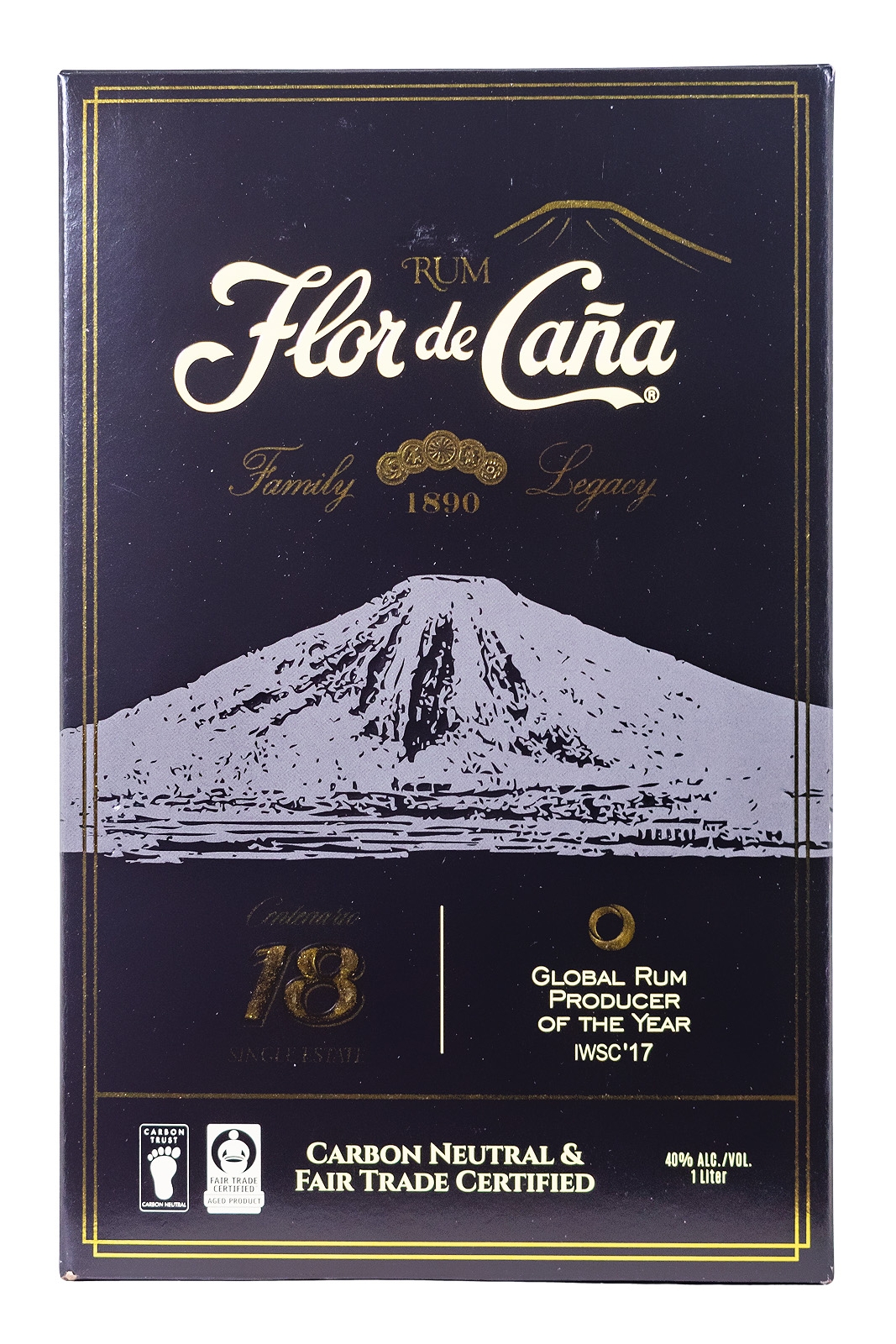 Flor de Cana Centenario 18 Jahre - 1 Liter 40% vol