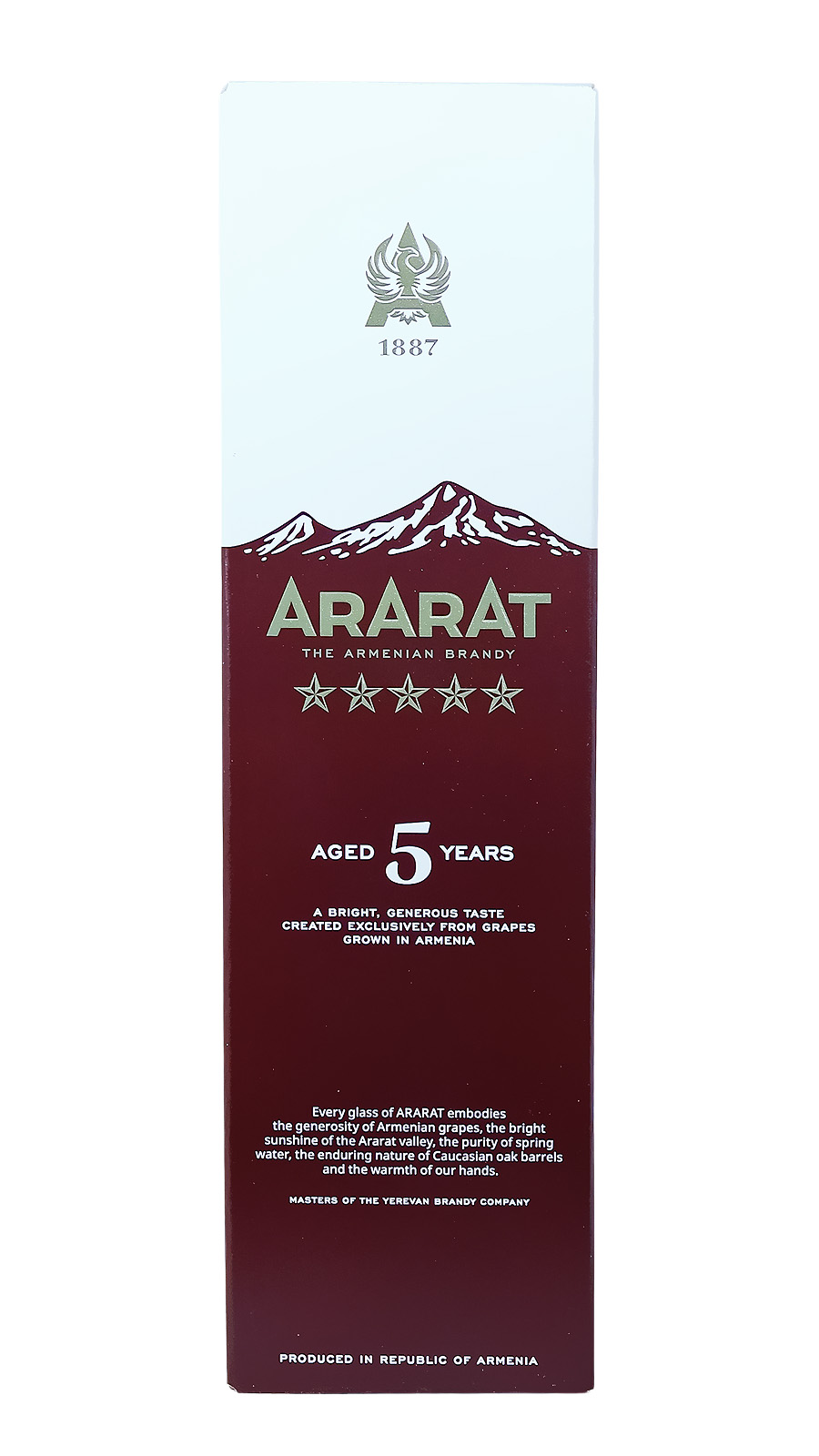Ararat 5 Jahre Brandy - 0,7L 40% vol