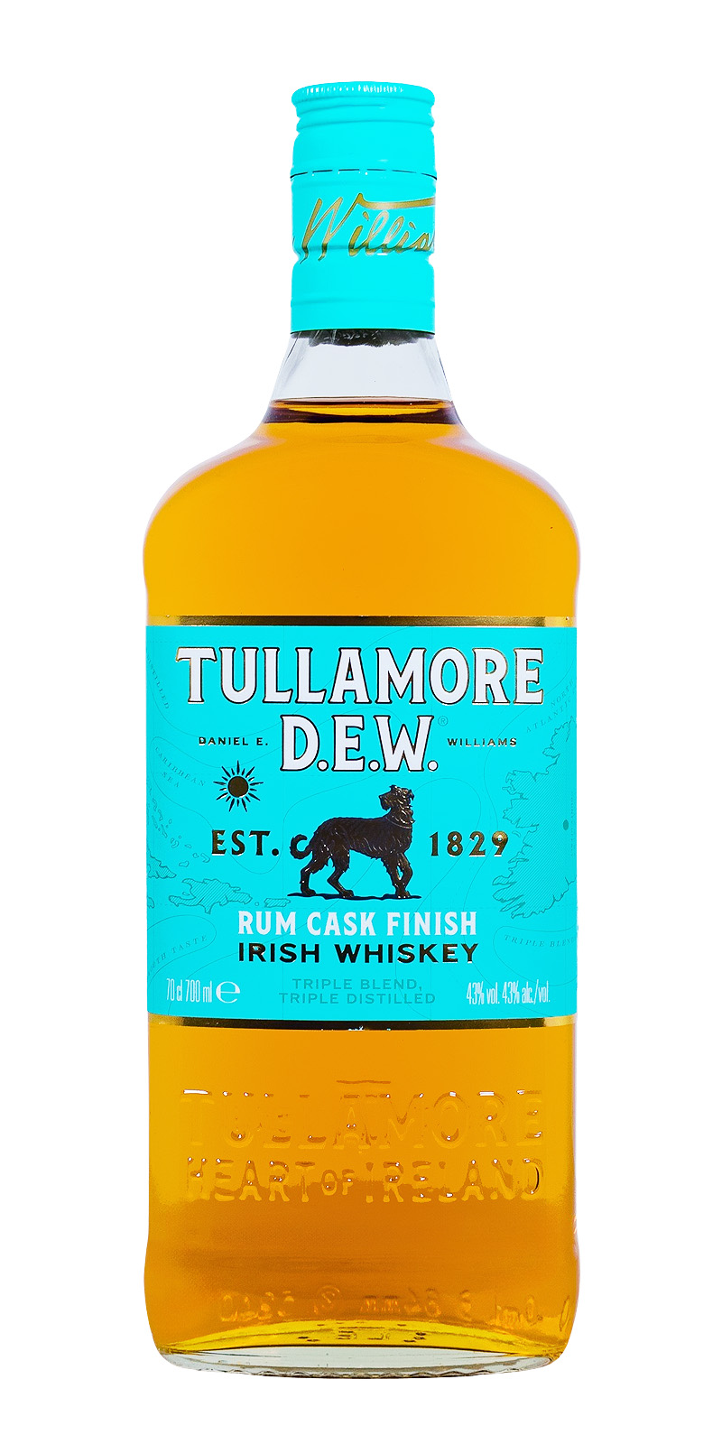 Tullamore Caribbean Rum Cask Finish - 0,7L 43% vol Tullamore Caribbean Rum Cask Finish - 0,7L 43% vol