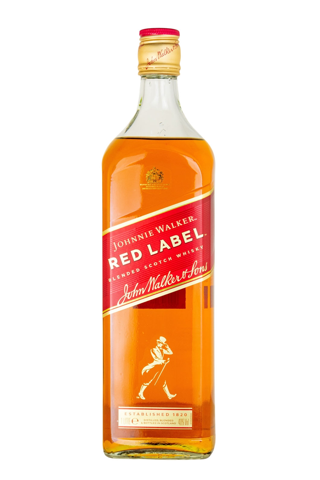 Johnnie Walker Whisky Red Label Scotch Whisky - 1 Liter 40% vol