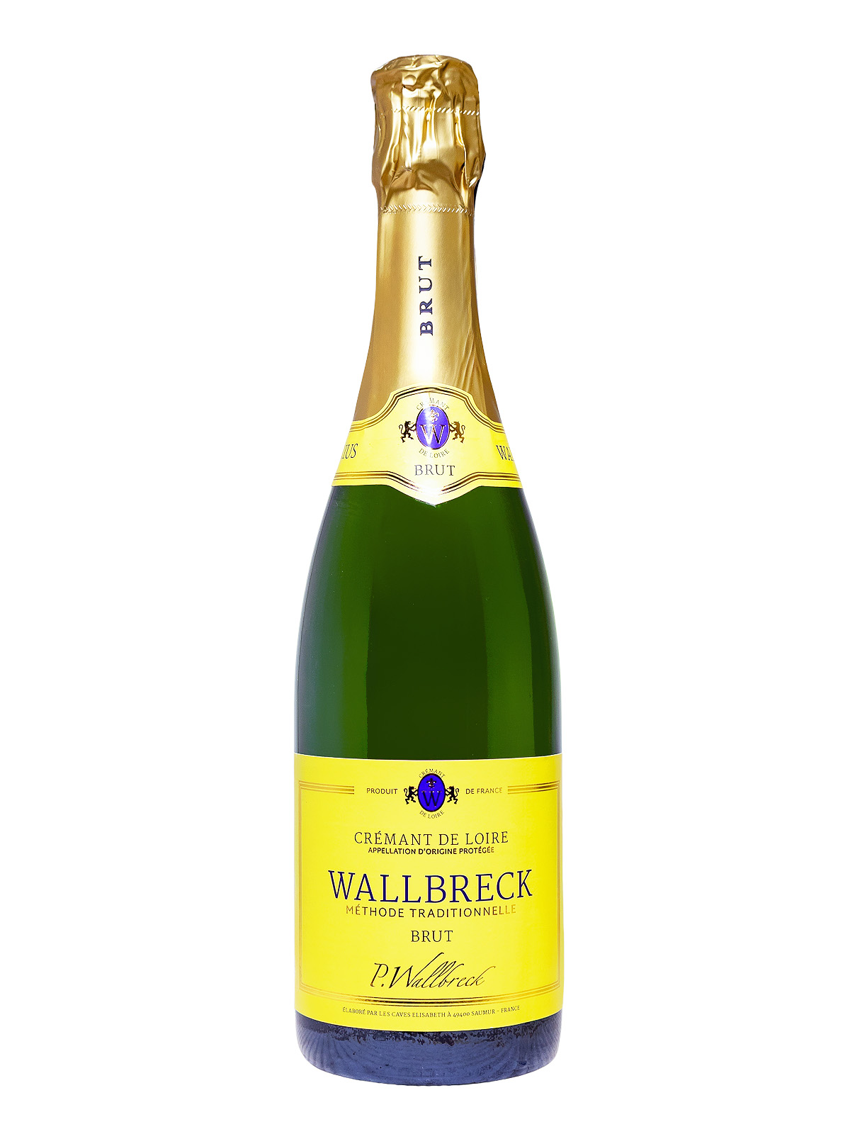 Wallbreck Crémant de Loire Blanc Brut AOP - 0,75L 12% vol