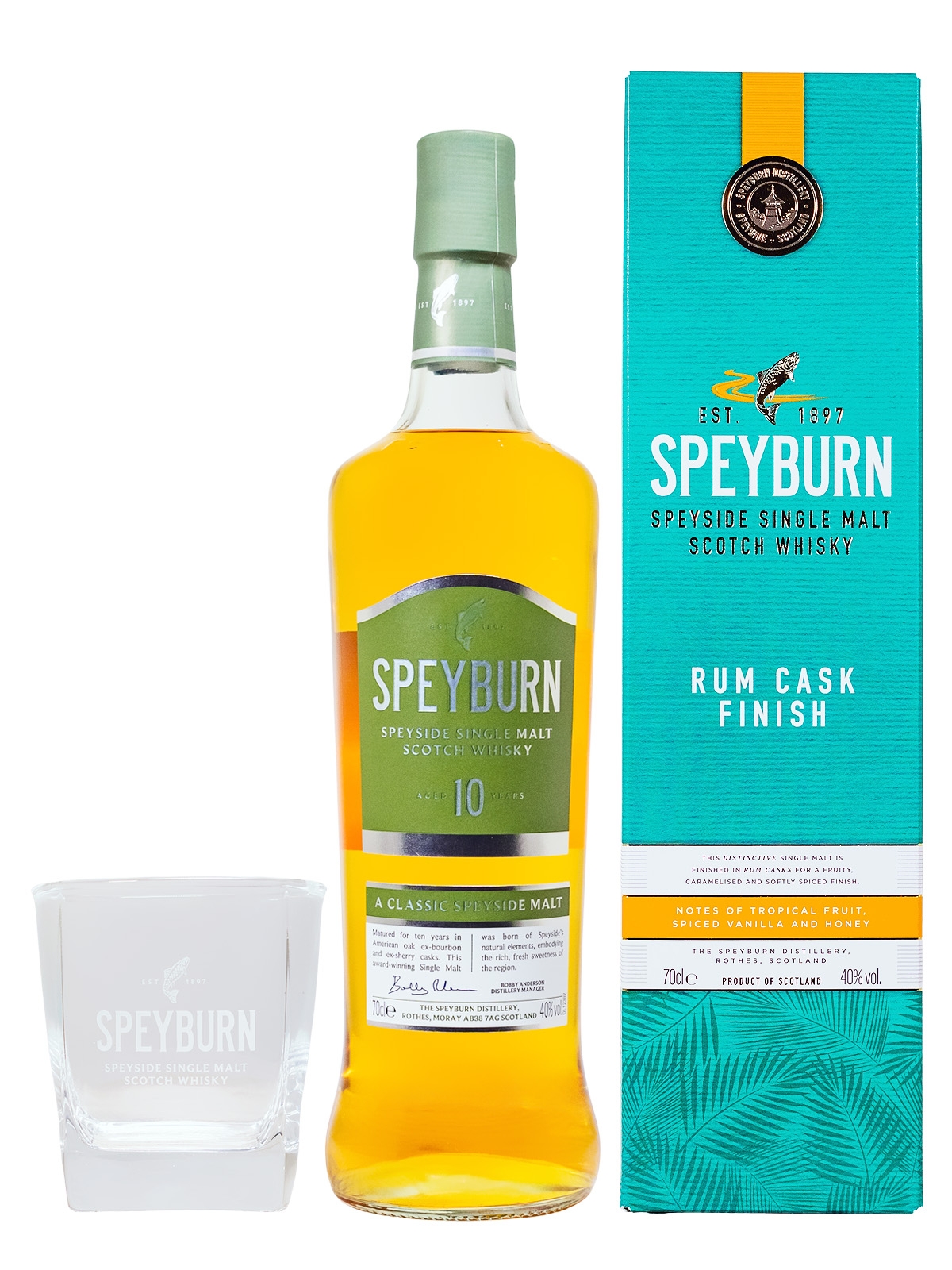 Speyburn 10 Jahre Geschenkset - 0,7L 40% vol Speyburn 10 Jahre Geschenkset - 0,7L 40% vol