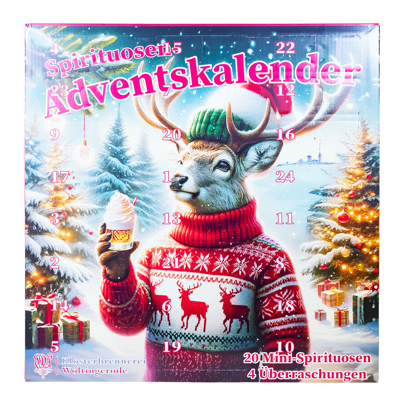 Wöltingerode Spirituosen Adventskalender - 0,4L 20% vol