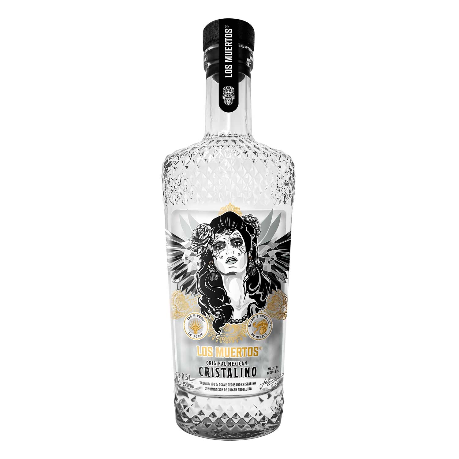 Los Muertos Cristalino Tequila - 0,5L 35% vol Los Muertos Cristalino Tequila - 0,5L 35% vol