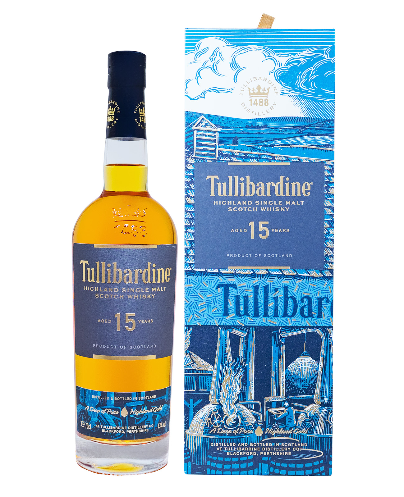 Tullibardine 15 Jahre - 0,7L 43% vol