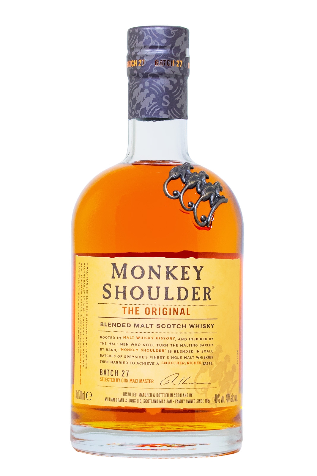 Monkey Shoulder Blended Malt Scotch Whisky - 0,7L 40% vol Monkey Shoulder Blended Malt Scotch Whisky - 0,7L 40% vol