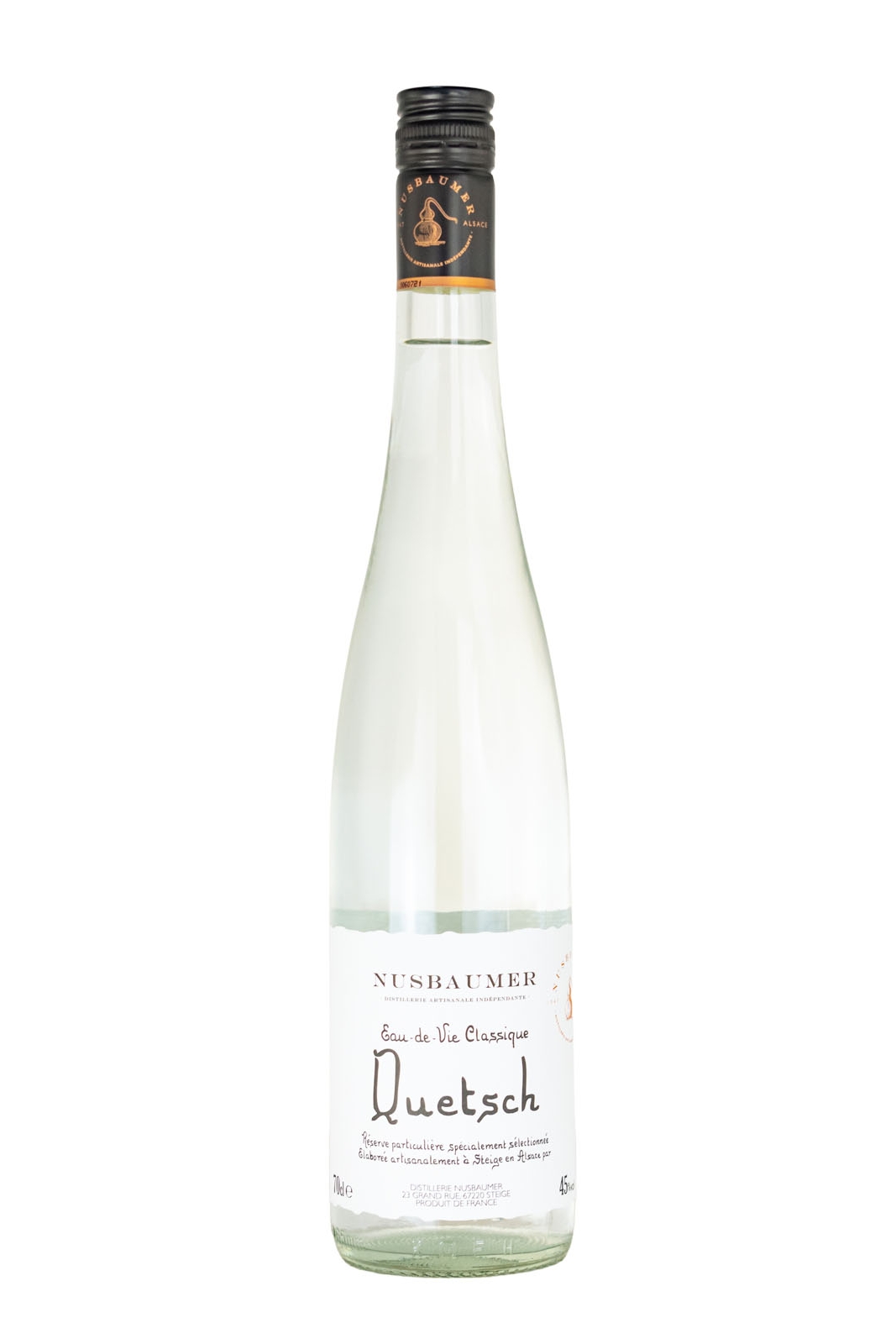 Nusbaumer Quetsch d'Alsace Eau de Vie - 0,7L 45% vol