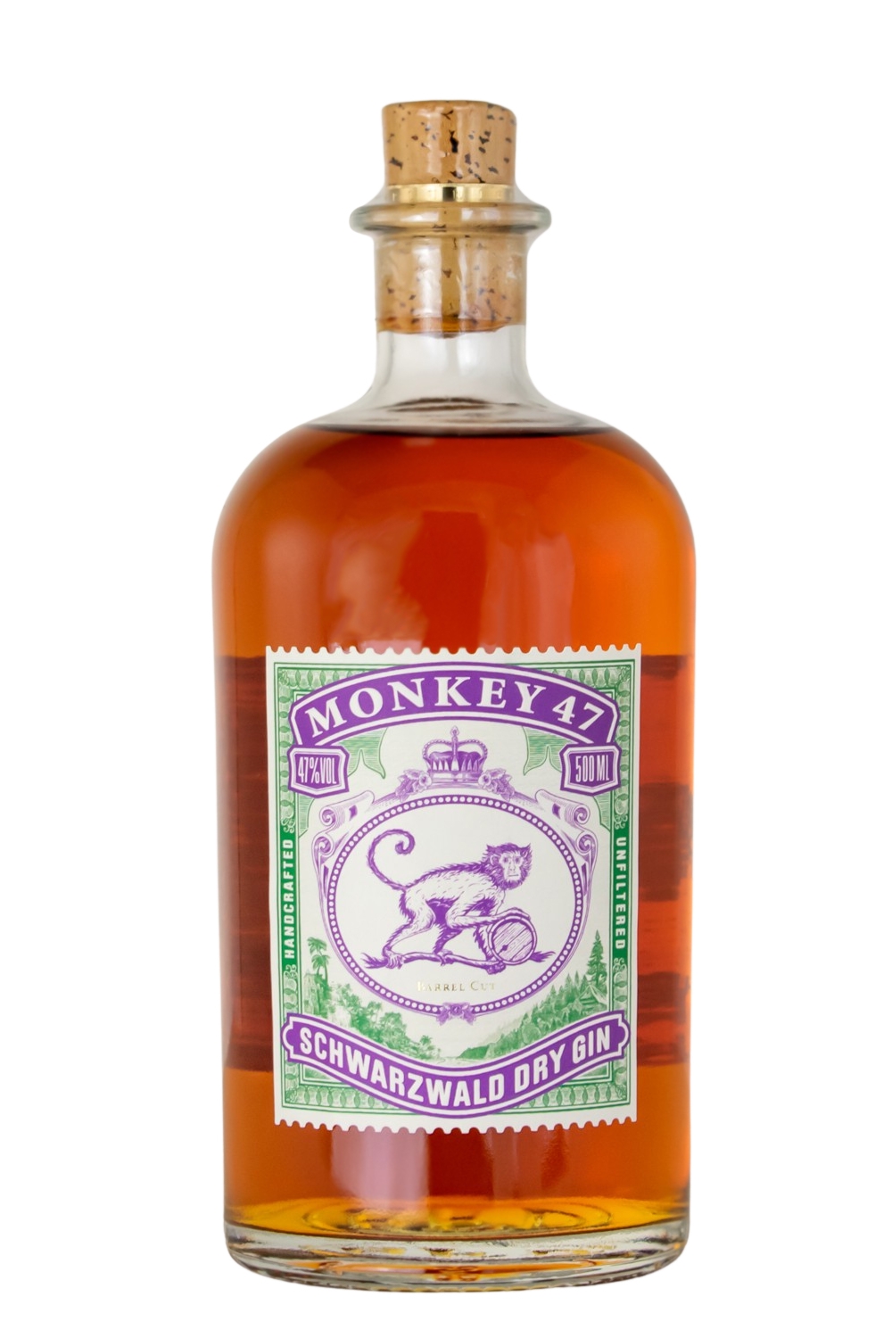 Monkey 47 Barrel Cut Gin - 0,5L 47% vol Monkey 47 Barrel Cut Gin - 0,5L 47% vol