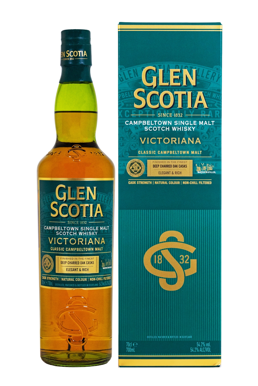 Glen Scotia Victoriana Deep Charred Oak Cask Single Malt Scotch Whisky - 0,7L 54,2% vol