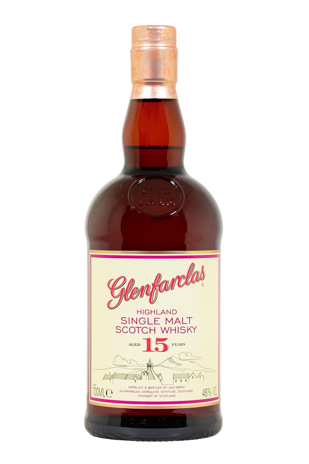 Glenfarclas 15 Jahre Single Malt Scotch Whisky - 0,7L 46% vol