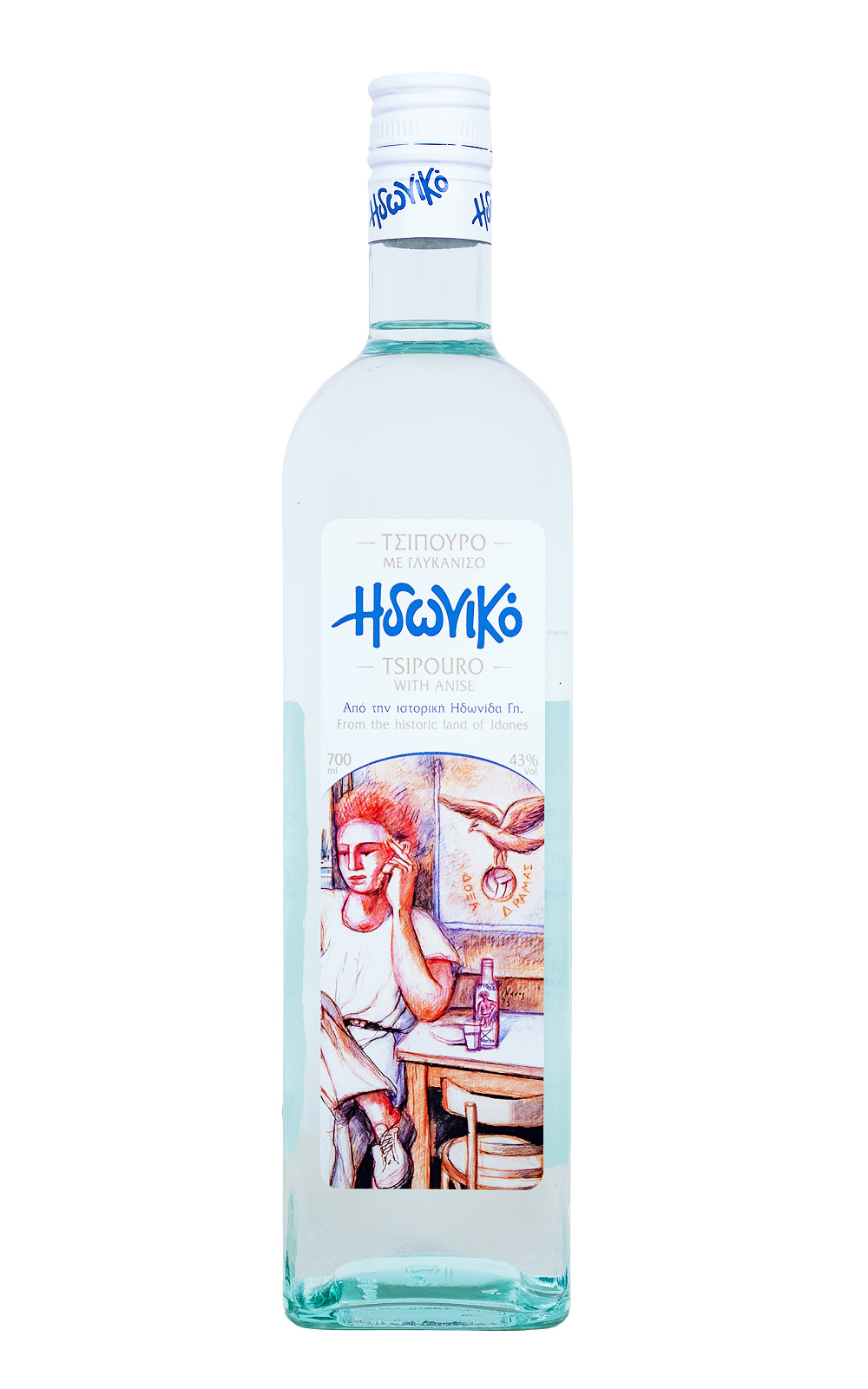 Costa Lazaridi Tsipouro Idoniko mit Anis - 0,7L 43% vol