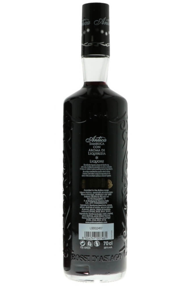 Antica Sambuca Liquorice Black Likör - 0,7L 38% vol