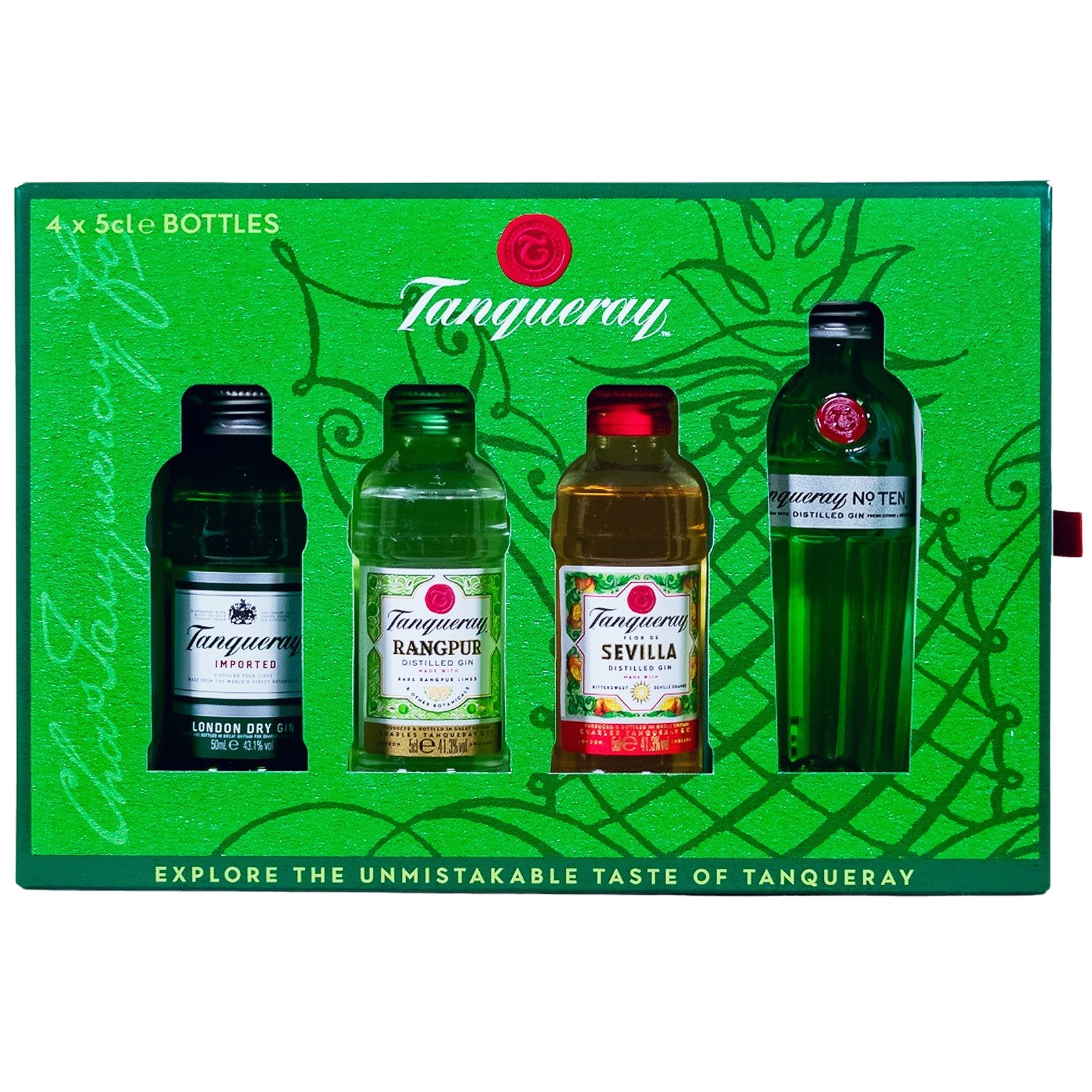 Paket [4 x 0,05L] Tanqueray Exploration Pack - 0,2L 47,3% vol