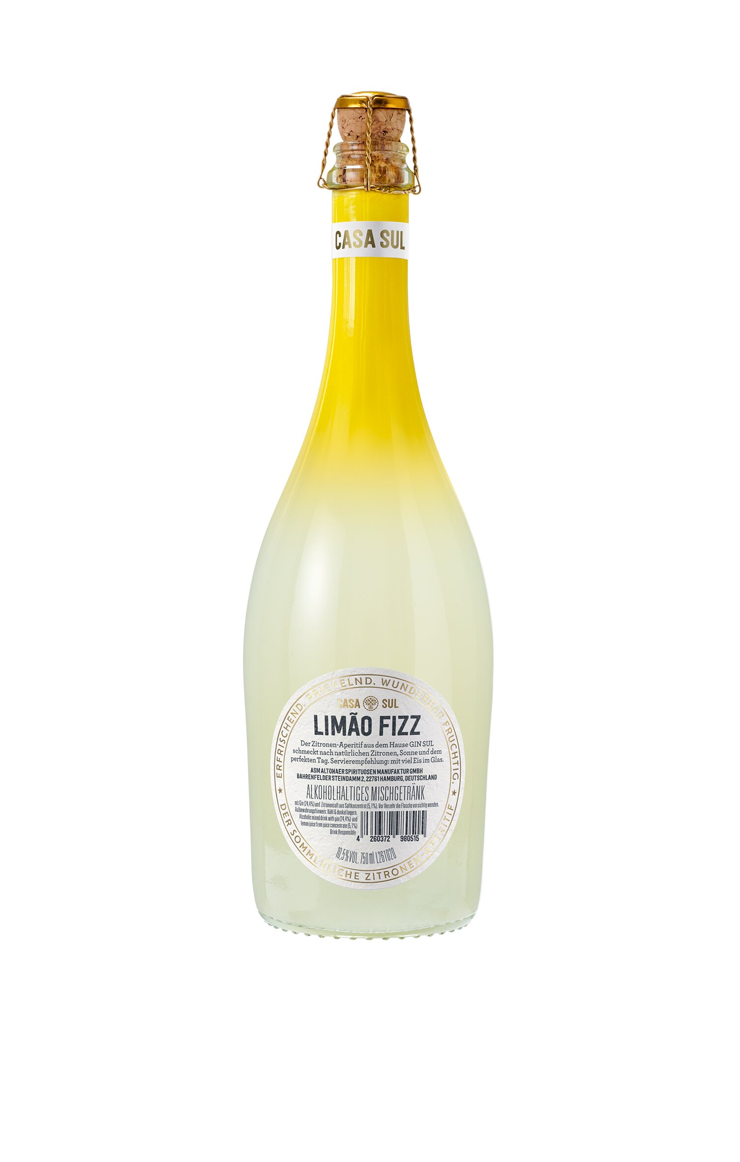 Gin Sul Limao Fizz - 0,75L 10,5% vol