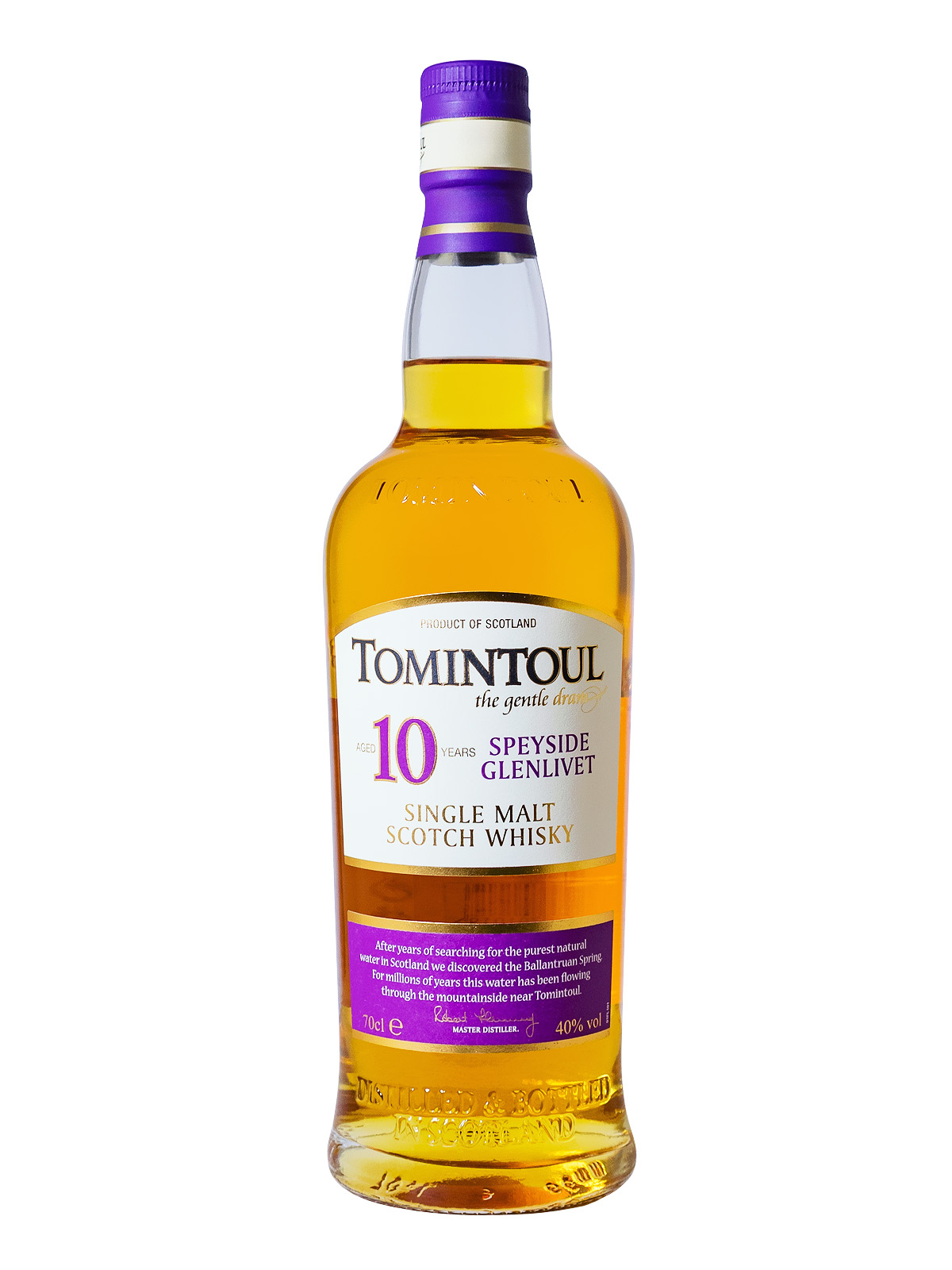 Tomintoul 10 Jahre Single Malt Scotch Whisky - 0,7L 40% vol