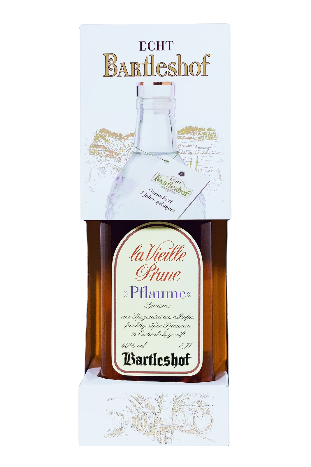 Bartleshof La Vieille Prune - 0,7L 40% vol Bartleshof La Vieille Prune - 0,7L 40% vol