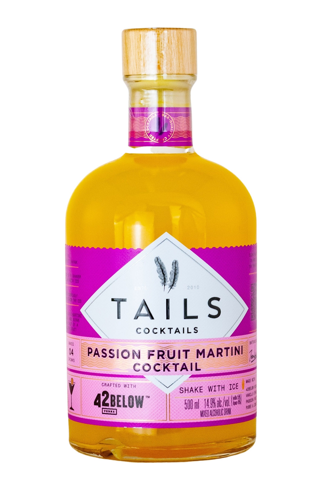 Tails Cocktails Passion Fruit Martini Cocktail - 0,5L 14,9% vol