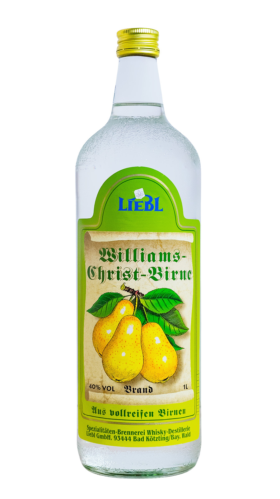 Liebl Williams-Christ-Birne - 1 Liter 40% vol