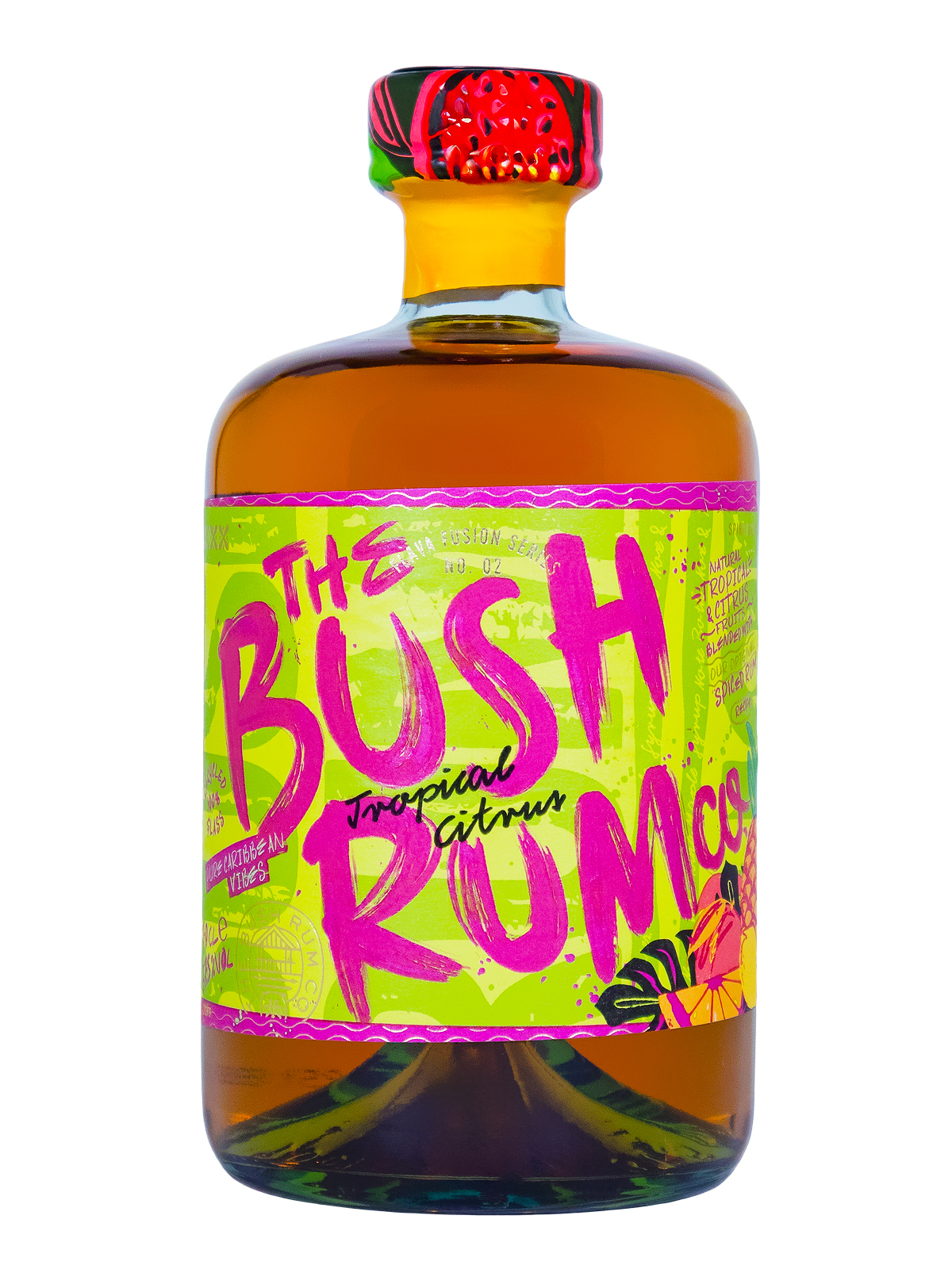 Bush Rum Tropical Citrus - 0,7L 37,5% vol