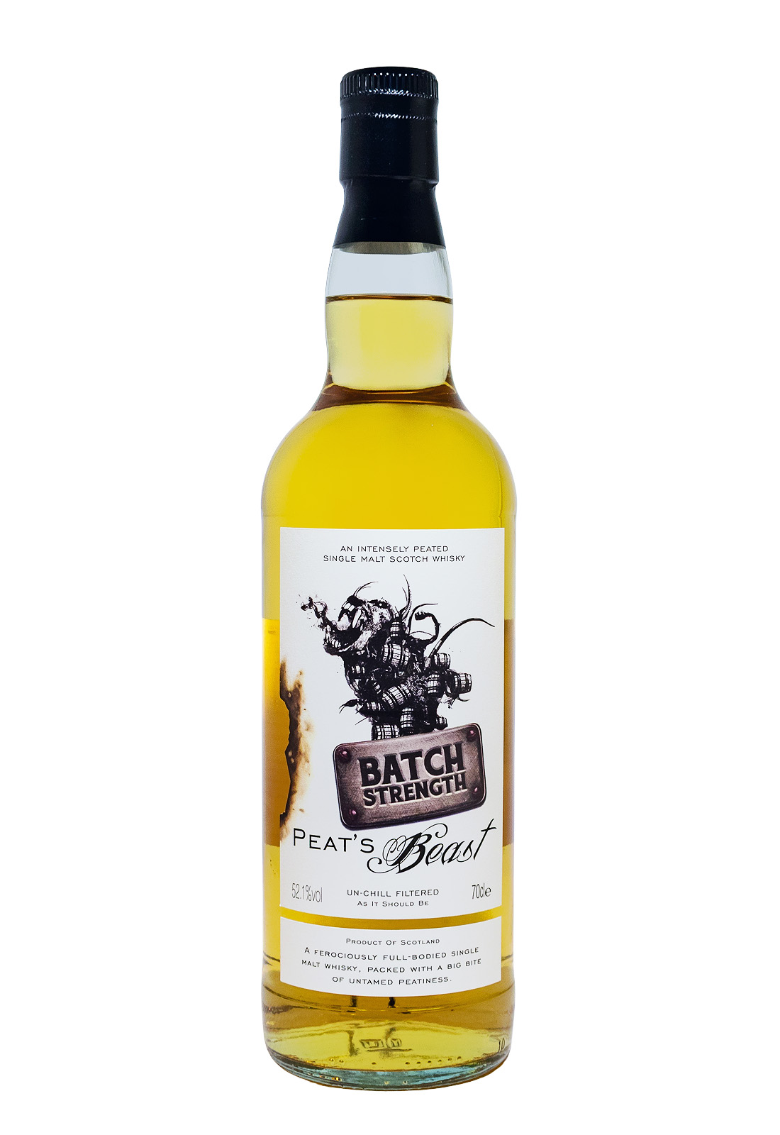 Peats Beast Batch Strength Single Malt Whisky - 0,7L 52,1% vol