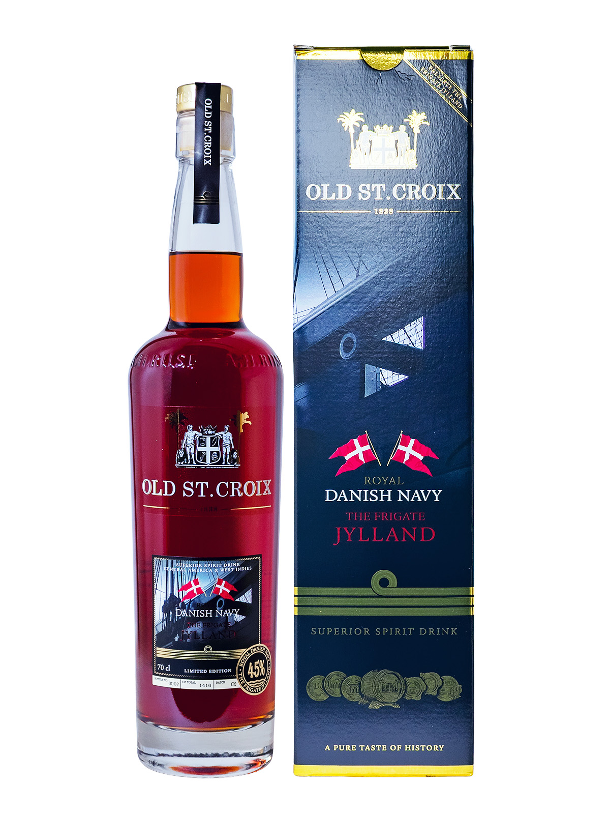 Old St. Croix Fregatten Jylland Danish Navy - 0,7L 45% vol