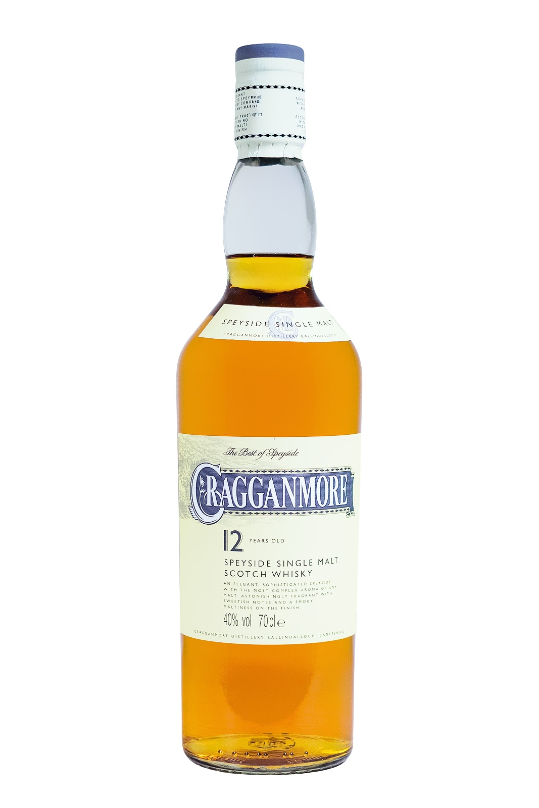 Cragganmore 12 Jahre Speyside Single Malt Scotch Whisky - 0,7L 40% vol