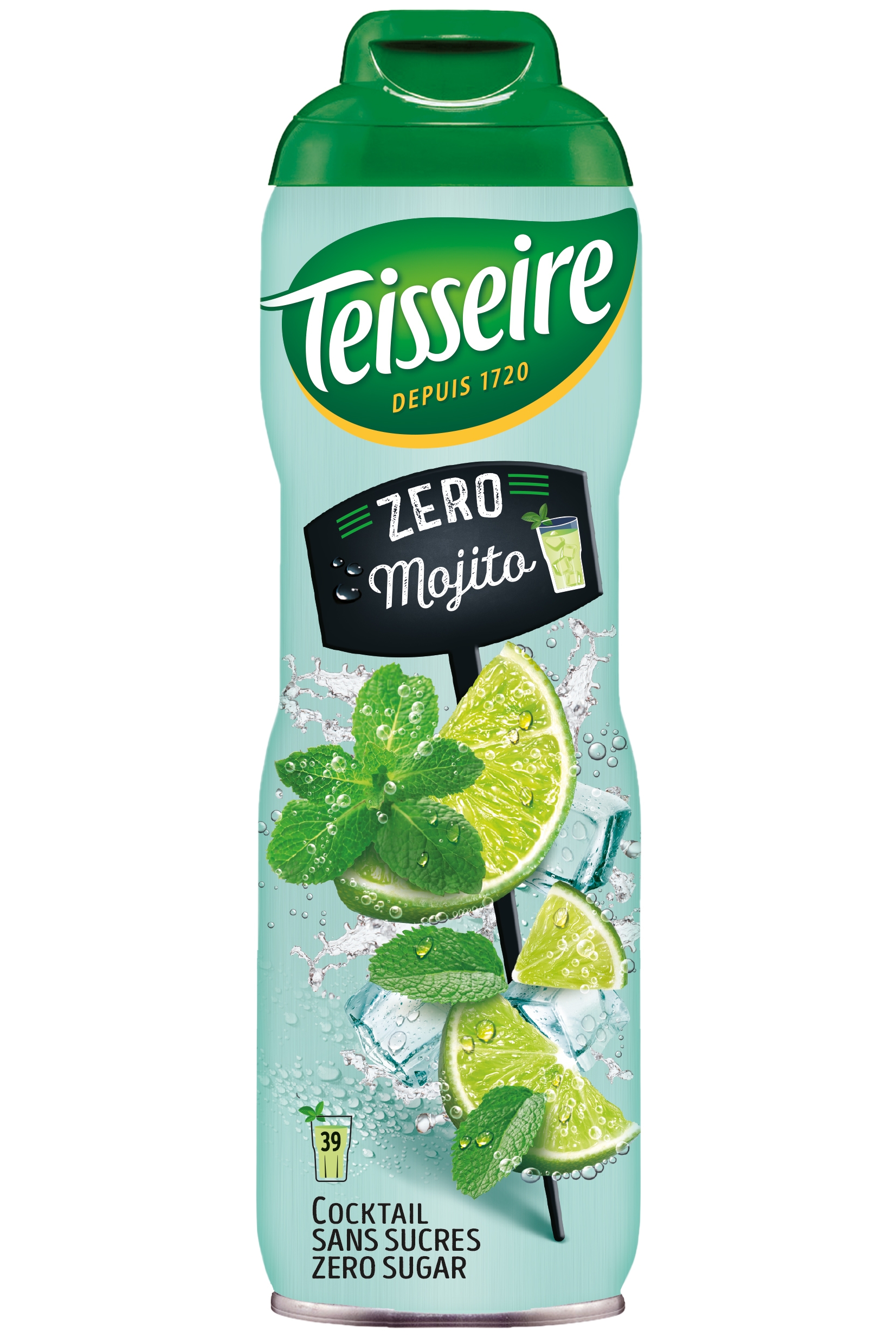 Teisseire Mojito Zero Getränkekonzentrat - 0,6L Teisseire Mojito Zero Getränkekonzentrat - 0,6L