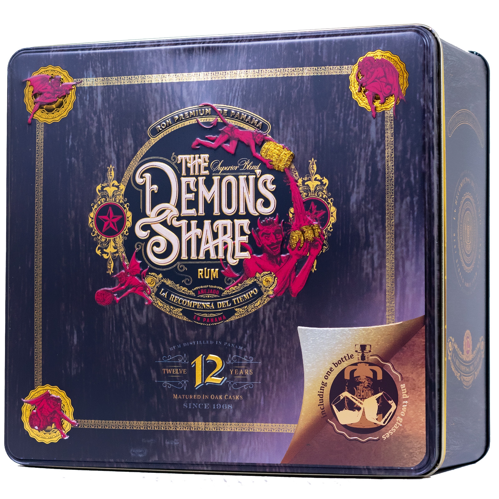 The Demons Share 12 Jahre mit 2 Gläsern - 0,7L 41% vol The Demons Share 12 Jahre mit 2 Gläsern - 0,7L 41% vol