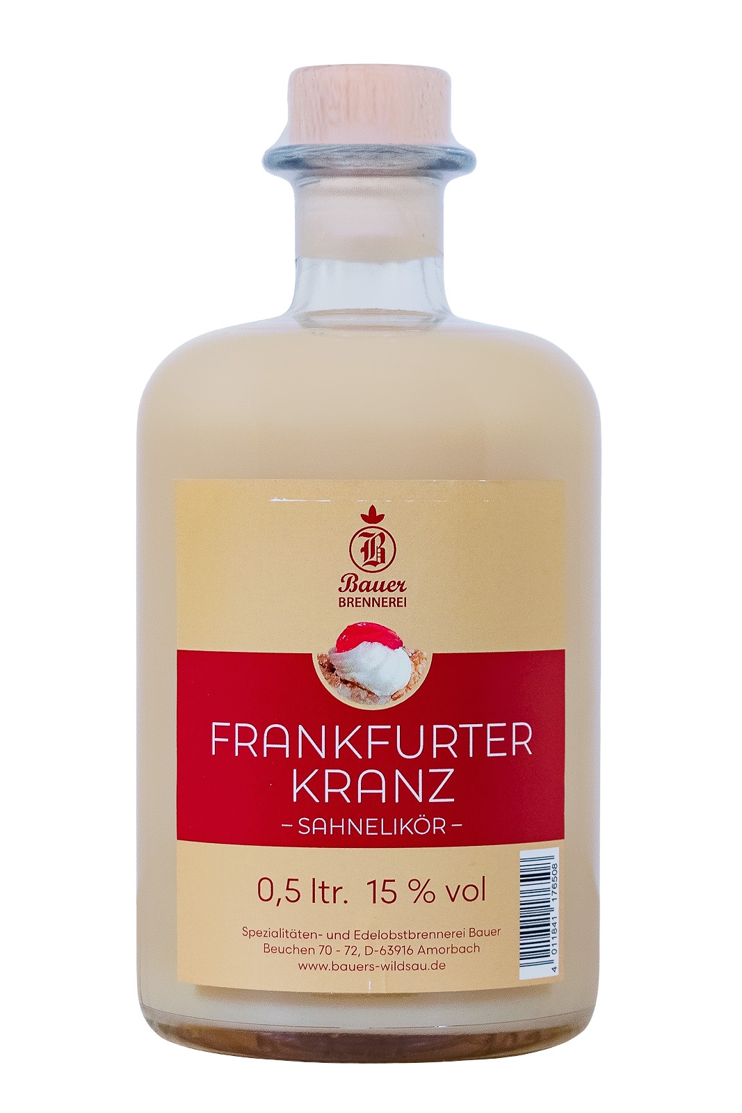 Bauer's Frankfurter Kranz Likör - 0,5L 15% vol Bauer's Frankfurter Kranz Likör - 0,5L 15% vol