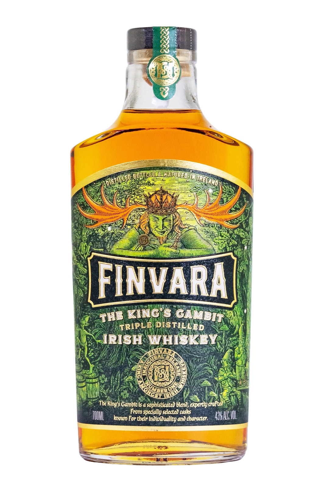 Finvara Irish Whiskey The Kings Gambit - 0,7L 43% vol Finvara Irish Whiskey The Kings Gambit - 0,7L 43% vol