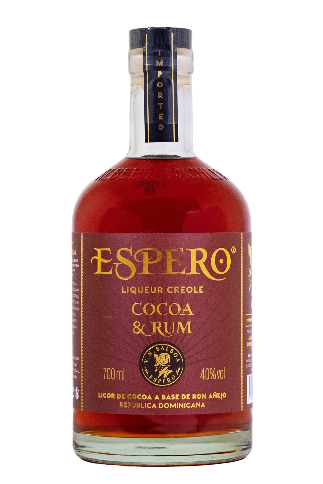 Espero Liquer Creole Cocoa & Rum Kakaolikör - 0,7L 40% vol