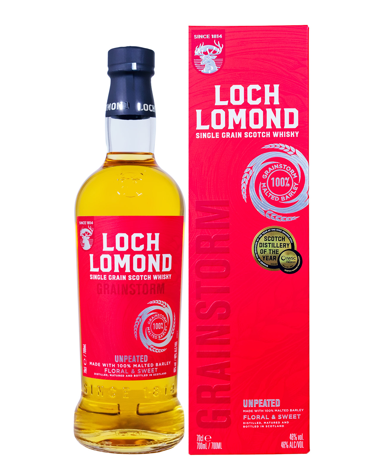 Loch Lomond Single Grain Scotch Whisky - 0,7L 46% vol