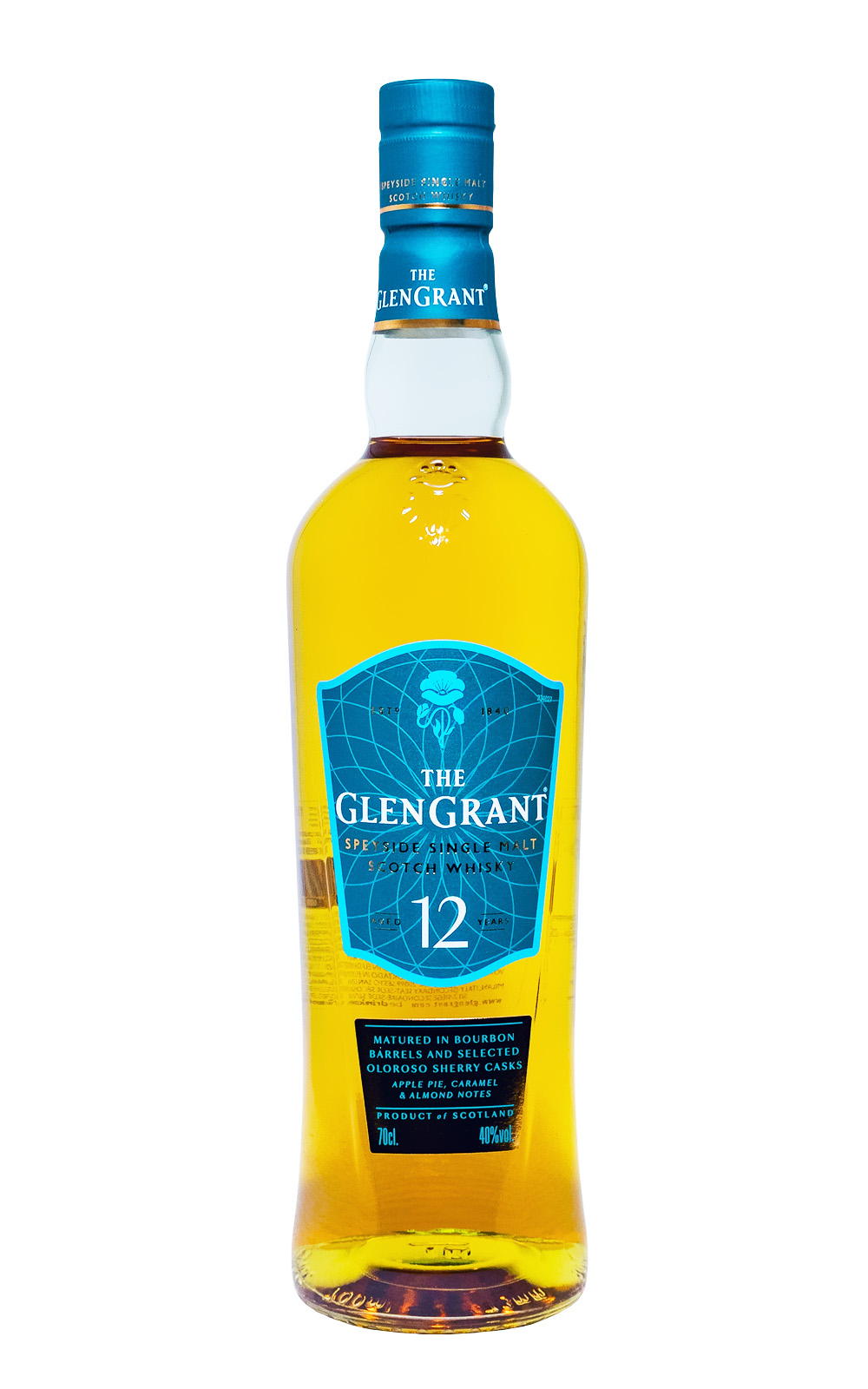 Glen Grant 12 Jahre Speyside Single Malt Scotch Whisky - 0,7L 43% vol