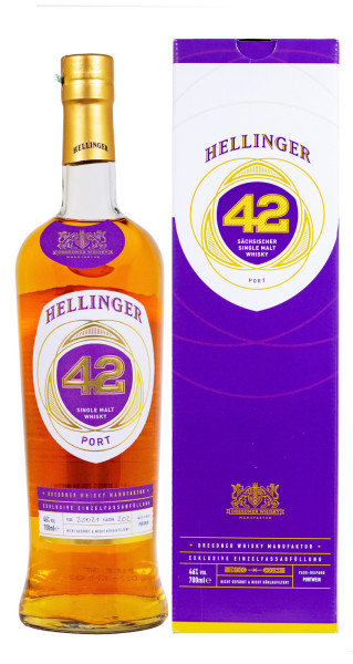 Hellinger 42 Port Single Malt Whisky - 0,7L 46% vol