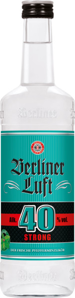 Berliner Luft 40 Der extra starke Pfefferminzlikör - 0,7L 40% vol