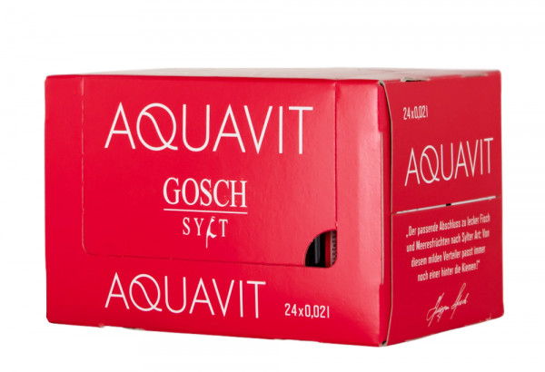 Paket [24 x 0,02L] Gosch Sylter Aquavit - 0,48L 38% vol