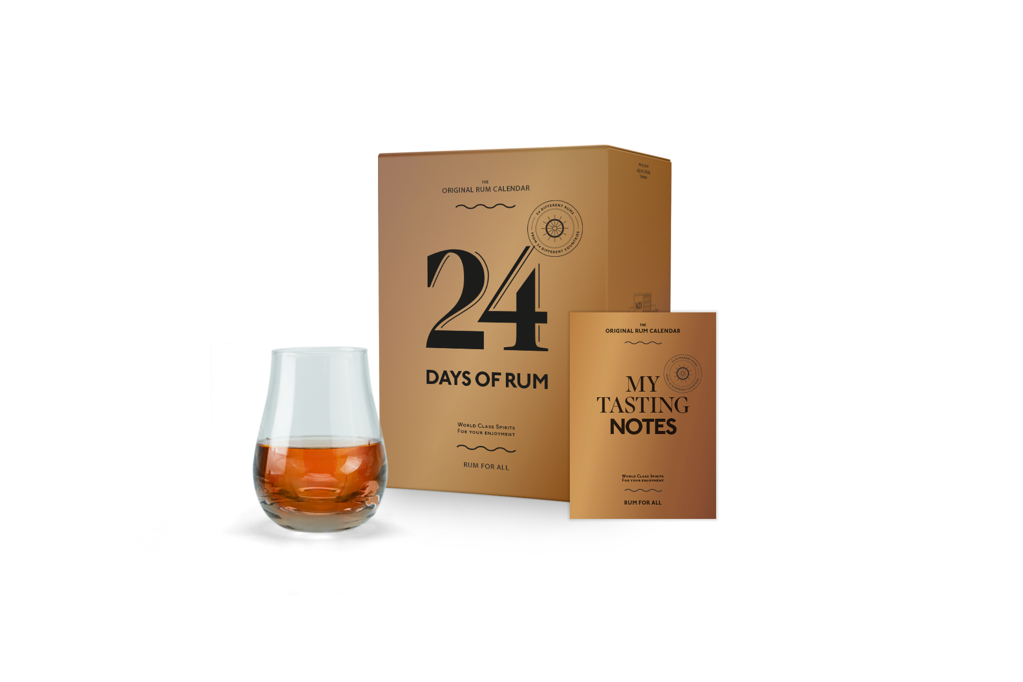 Rum Adventskalender 24 x 0,02 L von Kirsch Whisky