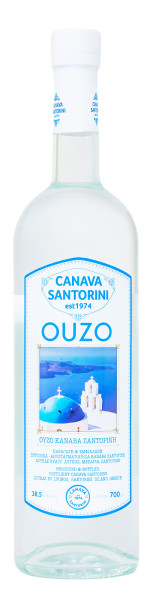 Ouzo Canava Santorini - 0,7L 38,5% vol