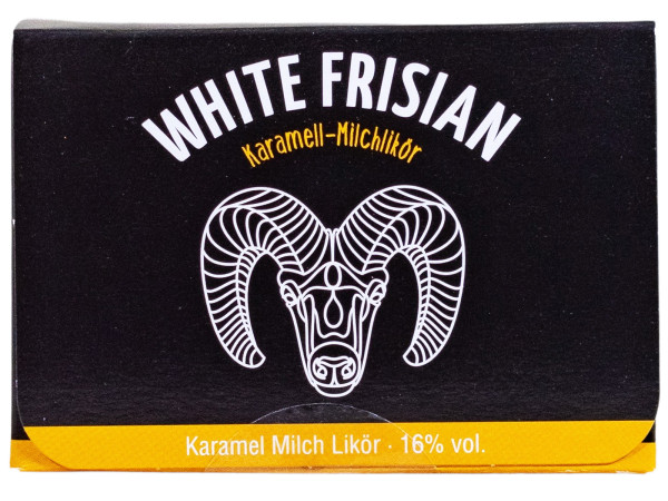Paket [12 x 0,02L] White Frisian Karamell-Milchlikör - 0,24L 16% vol