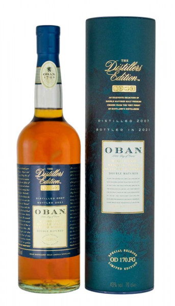 Oban Distillers Edition 2021 Highland Single Malt Scotch Whisky - 0,7L 43% vol