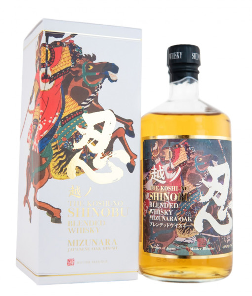 Shinobu Blended Japanese Whisky Mizunara Oak Finish - 0,7L 43% vol