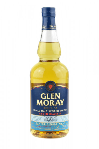 Glen Moray Peated Single Malt Scotch Whisky - 0,7L 40% vol