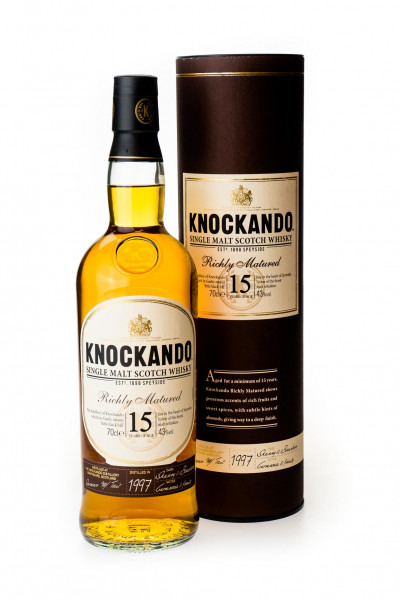 Knockando 15 Jahre Speyside Single Malt Scotch Whisky - 0,7L 43% vol