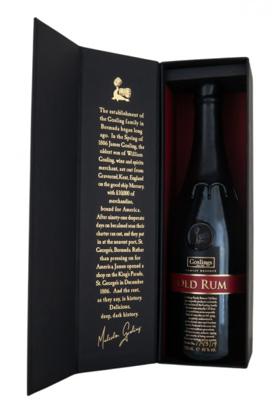 Goslings Old Rum Family Reserve - 0,7L 40% vol