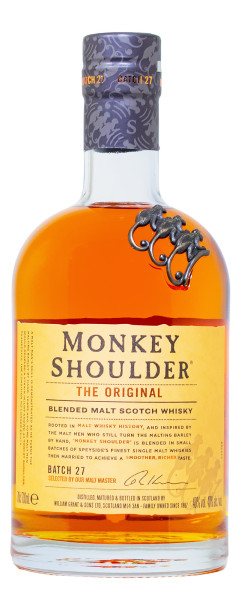 Monkey Shoulder Blended Malt Scotch Whisky - 0,7L 40% vol