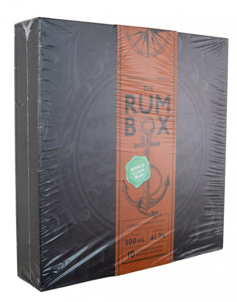 [10 x 0,05L] The Rum Box Tasting Set - 0,5L 41,2% vol