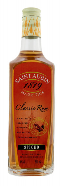 Saint Aubin Mauritius Spiced Rum - 0,5L 40% vol