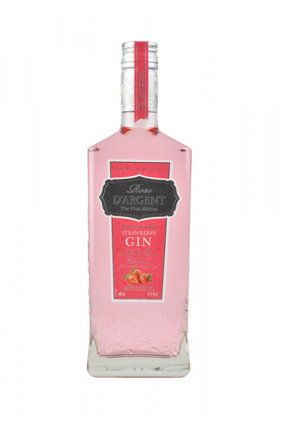 Rose D'Argent Strawberry Gin - 0,7L 40% vol