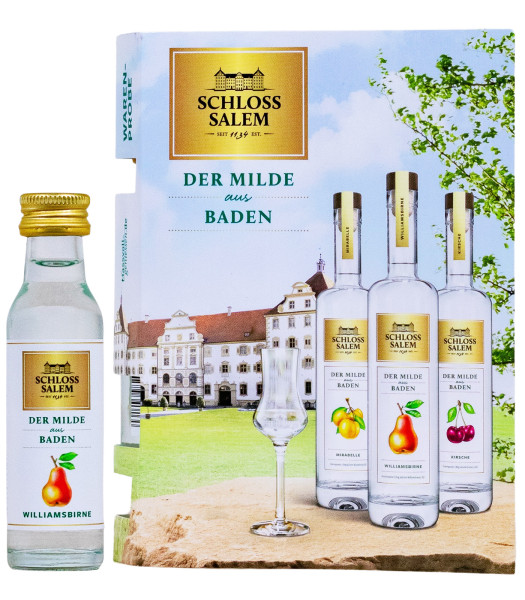 Schloss Salem Williamsbirne - Der Milde aus Baden - 0,02L 30% vol