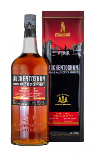 Auchentoshan Blood Oak Single Malt Scotch Whisky - 1 Liter 46% vol